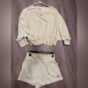Nike Light Yellow Lounge Set
